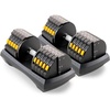 image:imageMarcy Adjustable Dumbbell System  6in1 Free Weights for Home Gym 50 lbs Single or 100 lbs Pair Options for Strength Training100lb  Set of 2